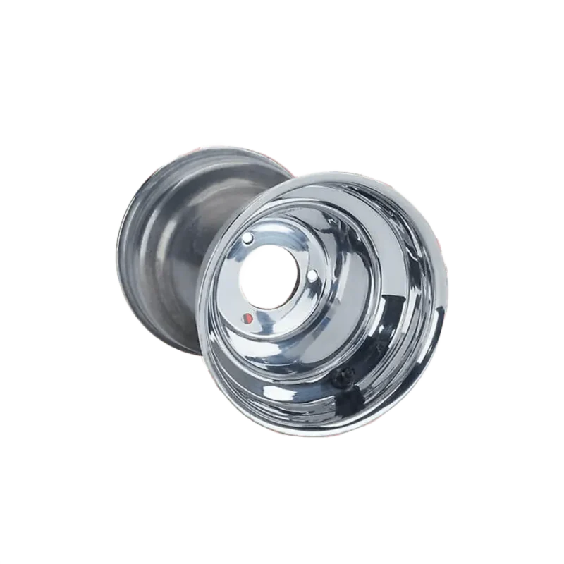 6 Inch Wheel Diameter, Aluminum, 8″ Width, Polished