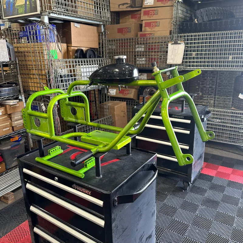 Mini Trike Frame & Tank ( Green )